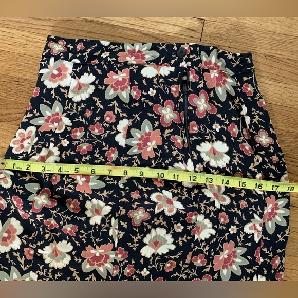 Vintage 90s Floral Trumpet Skirt by Contempo Casual - Picture 5 of 8